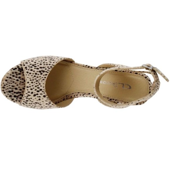 CL by Laundry Booming Wedge cheetah Sandal - Picture 6 of 11